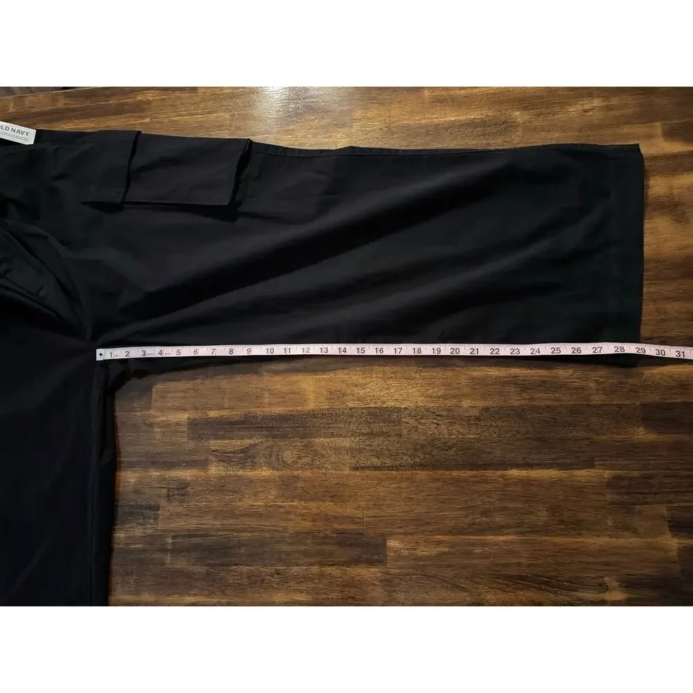 Old Navy Women’s XL 36 x 29 Pants Cargo Wide Leg Cotton Stretch Twill High Rise